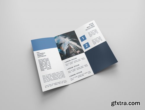 CreativeMarket - Finance Tri-fold Brochures 4170440