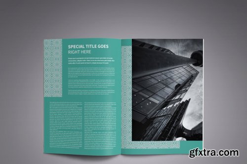 CreativeMarket - Corporate Business Brochure Template 4122459