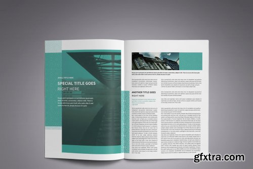 CreativeMarket - Corporate Business Brochure Template 4122459