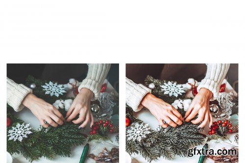 CreativeMarket - 11 Christmas Lightroom Presets 4328594