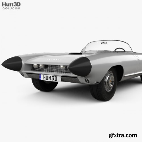 Cadillac Cyclone concept 1959 3D model