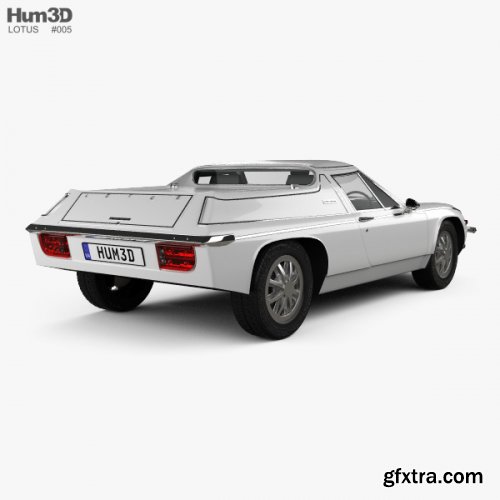 Lotus Europa 1973 3D model