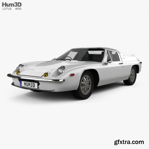 Lotus Europa 1973 3D model