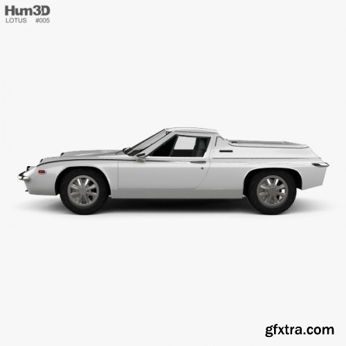 Lotus Europa 1973 3D model