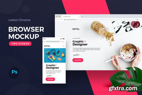 Browser Screen Mockups