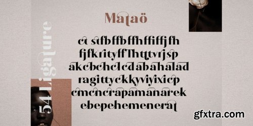 Matao Serif Complete Family