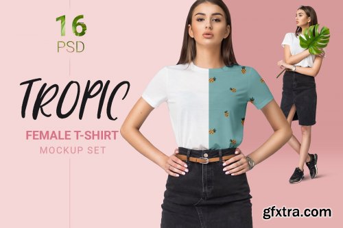 CreativeMarket - Female Dress Mockups 4392041