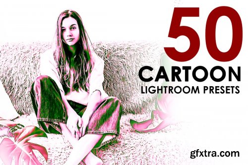 CreativeMarket - 50 Cartoon Lightroom Presets 4316868