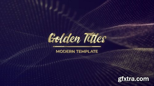 Videohive Golden Titles 25148656