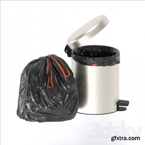 Trash bag and bin