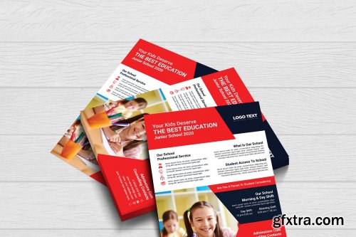 CreativeMarket - Admission Flyer Templates 4408301