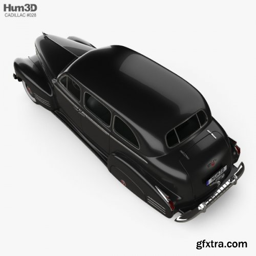 Cadillac Fleetwood 75 touring sedan 1941 3D model