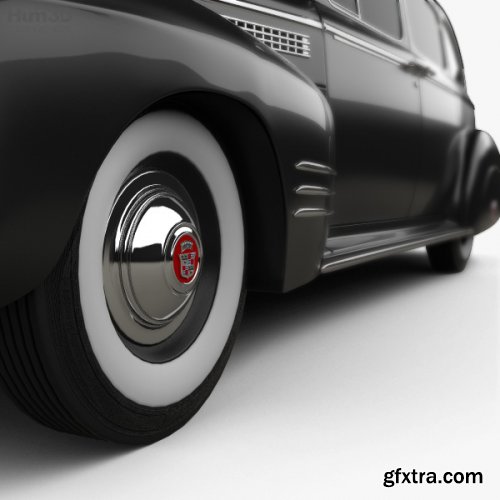 Cadillac Fleetwood 75 touring sedan 1941 3D model