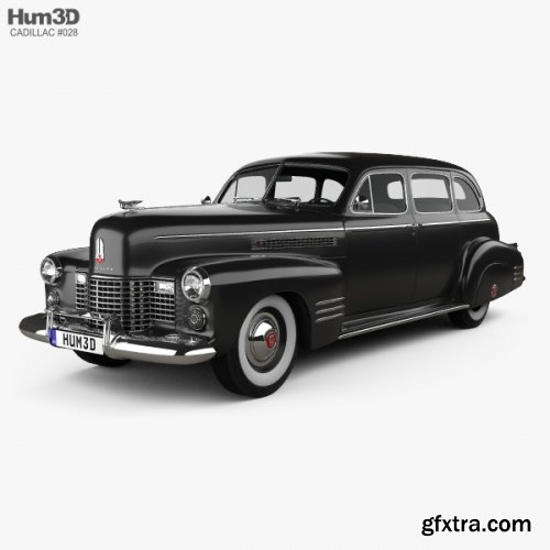 Cadillac Fleetwood 75 touring sedan 1941 3D model