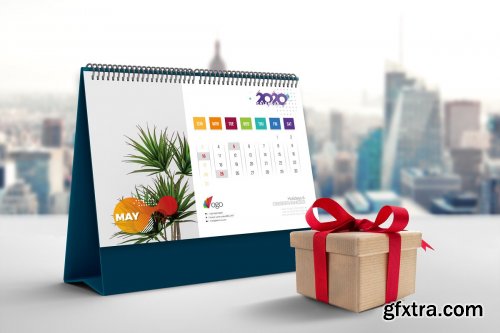 CreativeMarket - Wall & Desk Calendar 2020 4384979