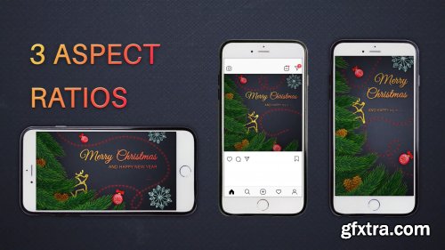 Videohive Christmas Instagram Stories And Posts 25232100