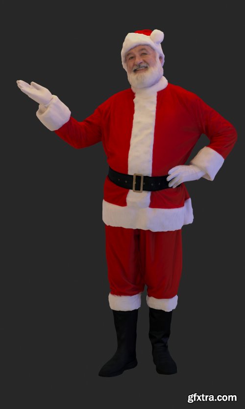 Santa Claus Pose 03 3d model