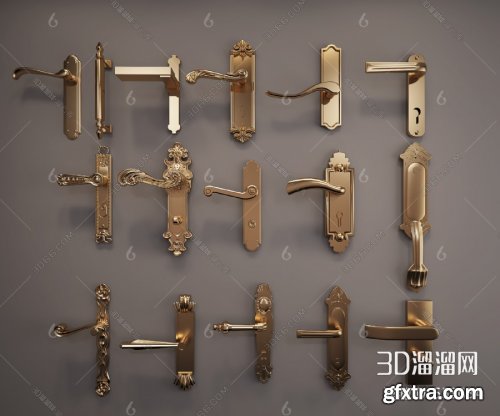 Jane's Door Handle 3D Models