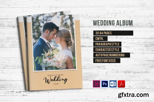 CreativeMarket - Wedding Album Template 4340888