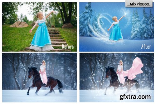 CreativeMarket - Snow Magic Overlays 4353038