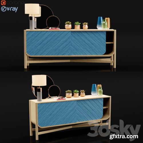 Harto marius sideboard 3d model