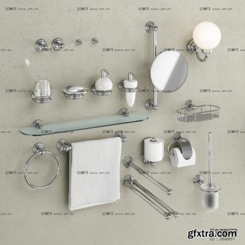 Bathroom accessories 10 3D models