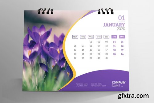 CreativeMarket - Desk Calendar Bundle 2020 4415865