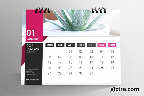 CreativeMarket - Desk Calendar Bundle 2020 4415865