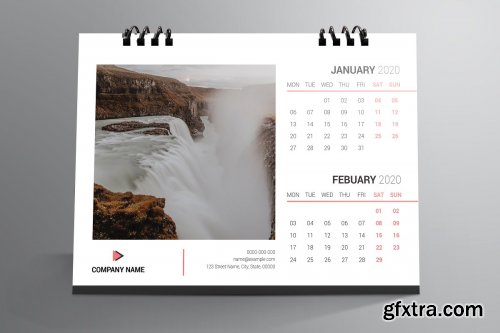 CreativeMarket - Desk Calendar Bundle 2020 4415976