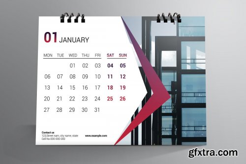 CreativeMarket - Desk Calendar Bundle 2020 4415976