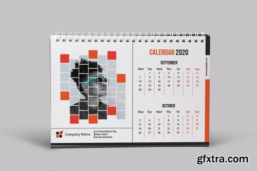 CreativeMarket - Desk Calendar Bundle 2020 4415976