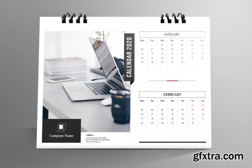 CreativeMarket - Desk Calendar Bundle 2020 4415976