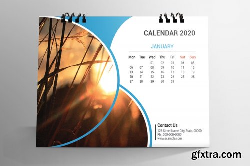 CreativeMarket - Desk Calendar Bundle 2020 4415976