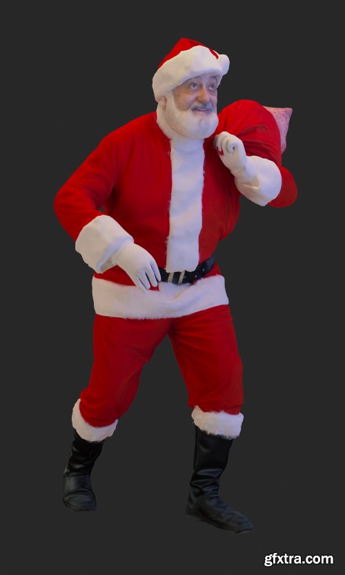 Santa Claus Pose 04 3d model