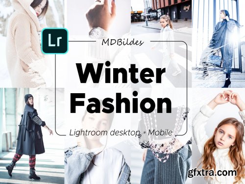 CreativeMarket - 5 Lightroom Presets, Winter Fashion 4356054