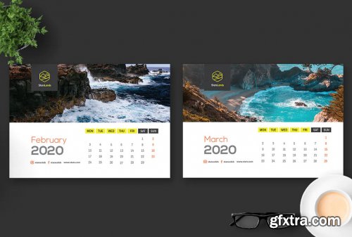 2020 Nature Calendar Desk Pro