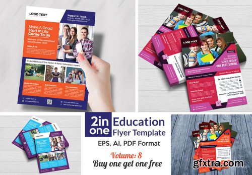 CreativeMarket - Admission Flyer Templates 4408325