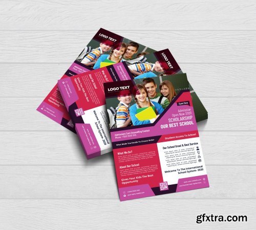 CreativeMarket - Admission Flyer Templates 4408325