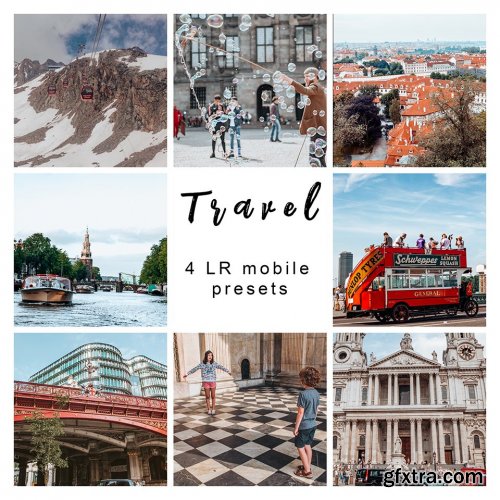 CreativeMarket - TRAVEL-MOBILE LIGHTROOM PRESETS 4358586