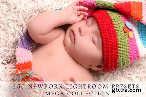 CreativeMarket - 650 Newborn, Baby Lightroom Presets 4358264