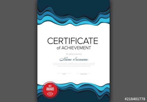 Certificate of Achievement Layout - 218401778 - 218401778