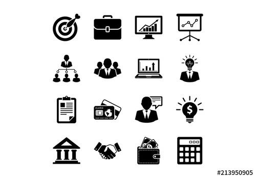 Business and Finance Icons - 213950905 - 213950905