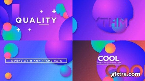 Videohive Colorful Typo Opener 24937781