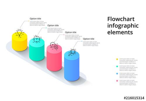 4-Step Infographic Layout - 216015314 - 216015314