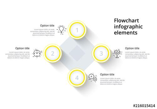 4-Step Infographic Layout - 216015414 - 216015414