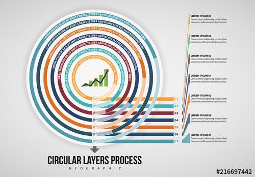 Circular Infographic Layout - 216697442 - 216697442