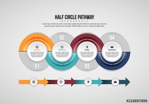 Circular Timeline Infographic Layout - 216697499 - 216697499