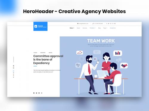 HeroHeader for Creative Agency Website-12 - heroheader-for-creative-agency-website-12