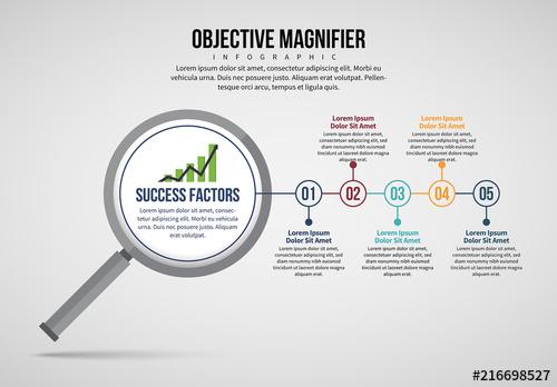 Magnifying Glass Infographic Layout - 216698527 - 216698527