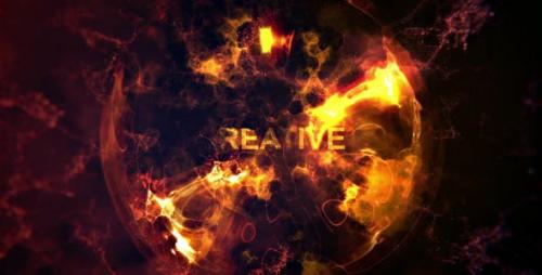 Videohive - Fire Sphere Intro